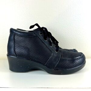Alegria Elsa Black Houndstooth Mini Boots Size 10